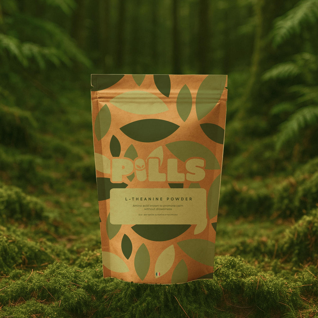 L-Theanine • Pure powder at 99.1%, unencapsulated • Calm, focus, serenity • 25g 50g 100g