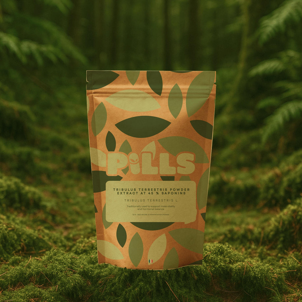 Tribulus terrestris • Extract powder with 45% saponins, non-encapsulated • Vitality, libido, natural energy • 25g 50g 100g