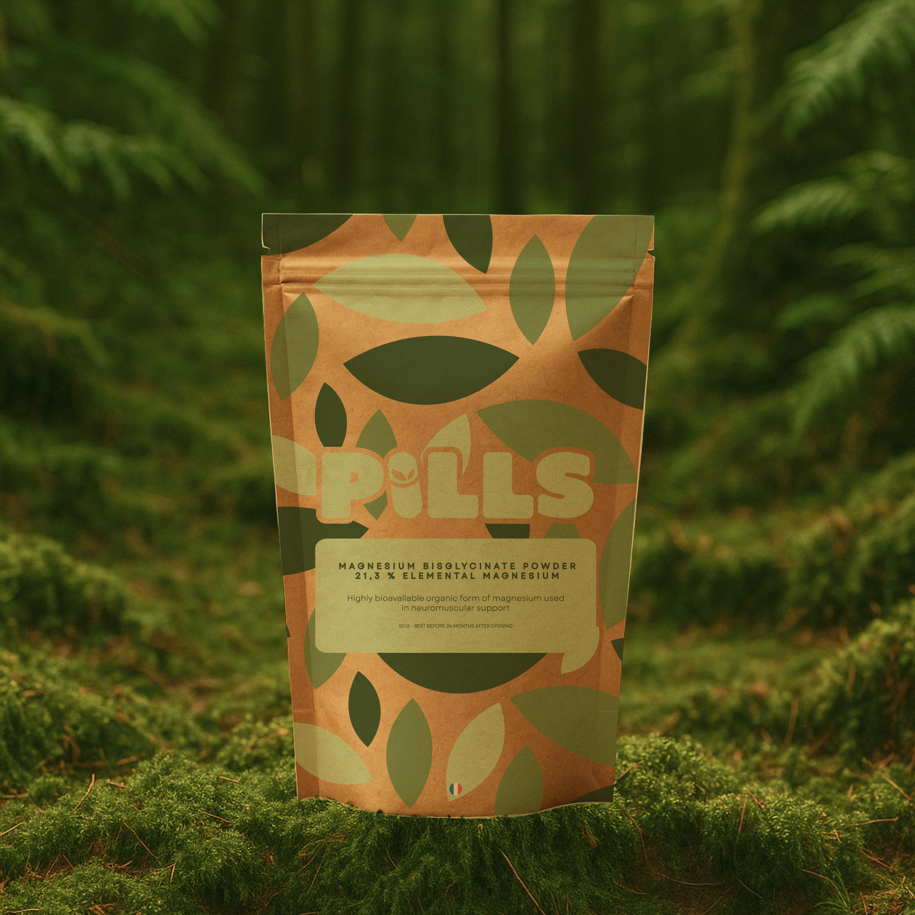 Magnesium Bisglycinate • Pure Unencapsulated Powder • High absorption, natural balance, digestive tolerance • 25g 50g 100g