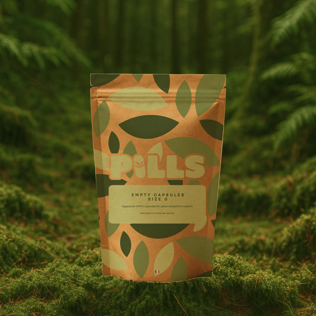 Size 0 Vegetarian Capsules • Empty capsules, unfilled • DIY, home formulation, compatible with raw powders • 50 100 150 200 units